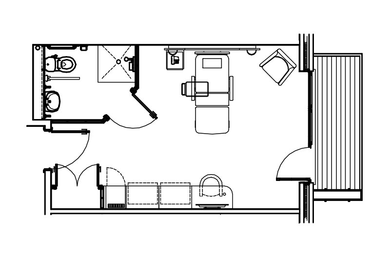 Classic room floorplan