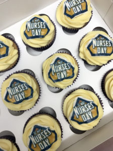 Nurses Day cupcakes