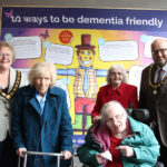 Immacolata House residents pictured with Mayor of Taunton Deane Cllr Hazel Prior-Sankey and her consort Adrian Prior-Sankey