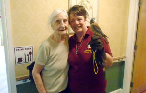 Sharandy's Birds of Prey visit to Immacolata House