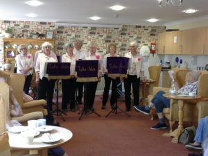 'Take Note' choir singing to Immacolata House