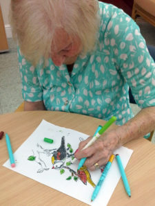 Resident colouring in