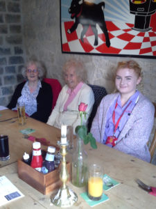 Staff and residents at Kelways Pub