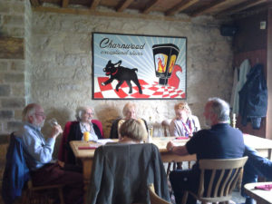 Staff and residents at Kelways Pub