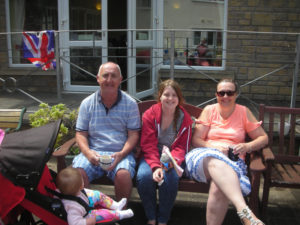 Resident's family attending the open the day