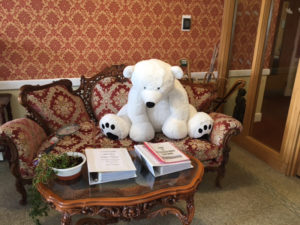 Large polar bear teddy