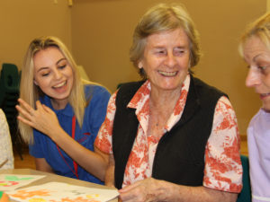 Emma, Pam and Caroline enjoying a giggle together