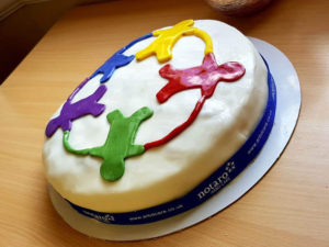 Campania's winning Showstopper cake