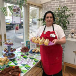 Campania chef with her home made cakes