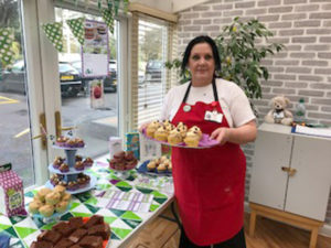 Campania chef with her home made cakes