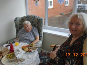 Aspen Court Resident with loved one