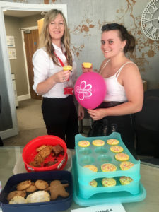 Charlie's cake sale Casa di Lusso for Alzheimer’s Society