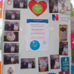 La Fontana's display board showcasing the Nurses Day celebration photos and Thank you message to the Nurses.