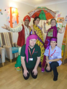 Aspen Court care home with Avtar Indian Dance raising money for Kerala