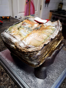 The Limes Unit Care Home, Taunton finished homemade Christmas Cake